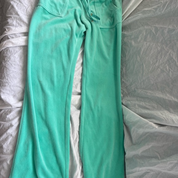 Juicy Couture Pink Velvet Track Suit Size Small for the pants and m jacket - Picture 4 of 8